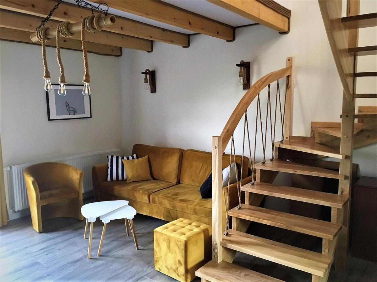 Bieszczadzki Hals - Dom Blizniak Apartamento Polańczyk Exterior foto