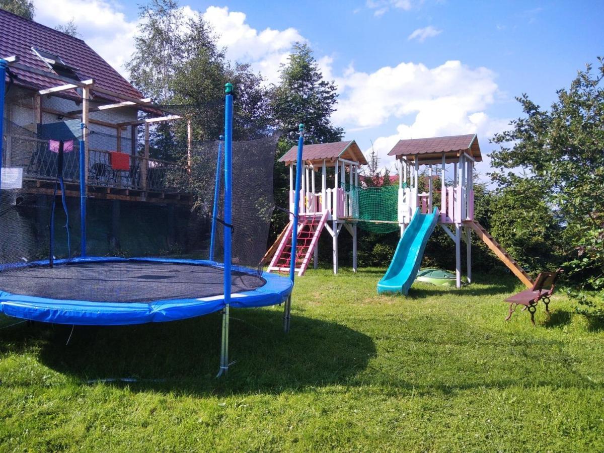 Bieszczadzki Hals - Dom Blizniak Apartamento Polańczyk Exterior foto