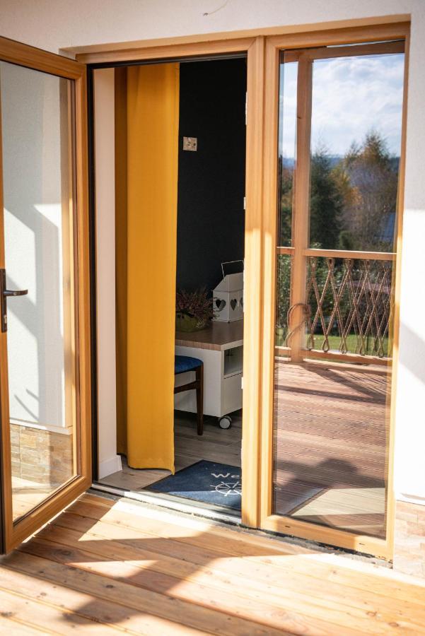 Bieszczadzki Hals - Dom Blizniak Apartamento Polańczyk Exterior foto