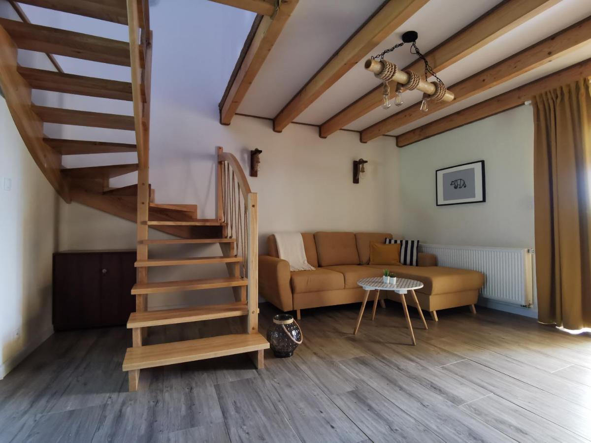 Bieszczadzki Hals - Dom Blizniak Apartamento Polańczyk Exterior foto